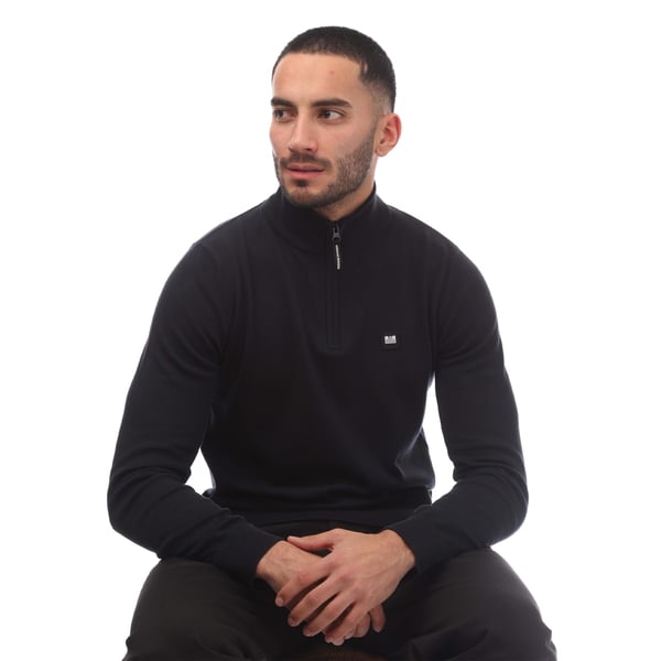 Weekend Offender Mens Paraguay Quarter Zip Sweatshirt