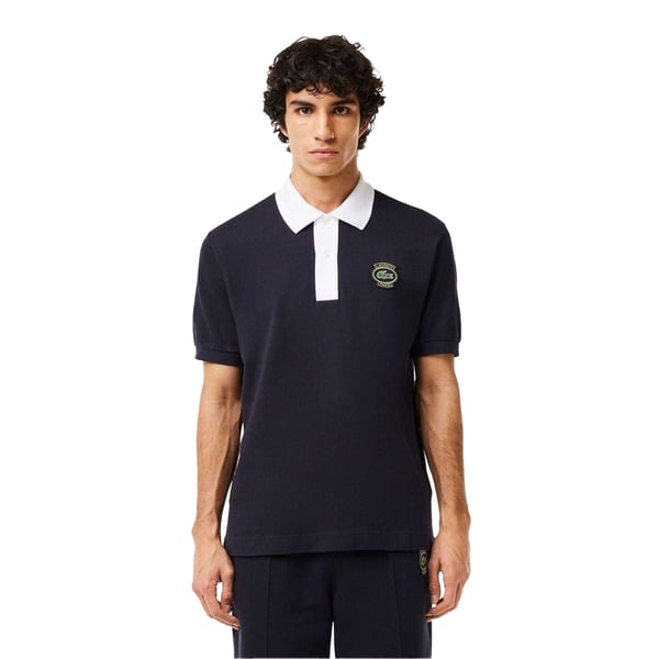 Lacoste Herr Klassisk Pikétröja med Märke