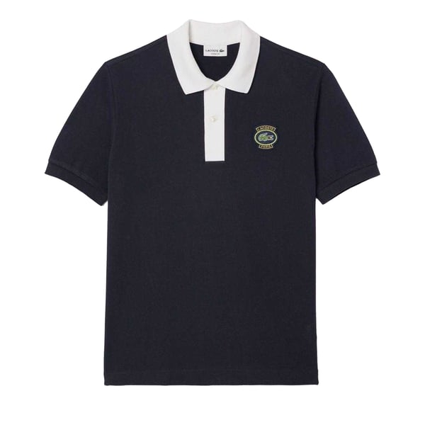 Lacoste Herr Klassisk Pikétröja med Märke