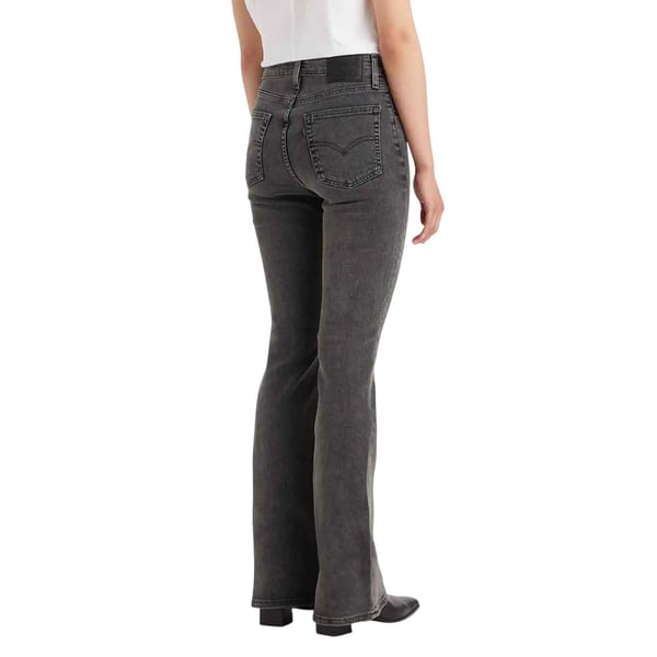Levis Womens/Ladies 726 Leather Patch High Rise Jeans