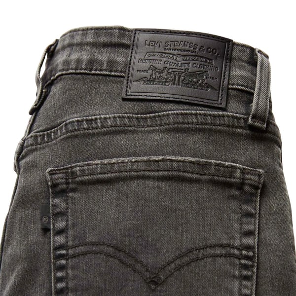 Levis Womens/Ladies 726 Leather Patch High Rise Jeans