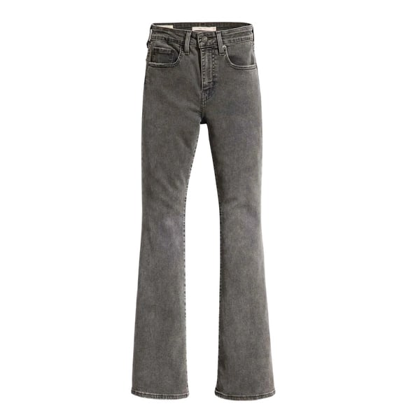 Levis Womens/Ladies 726 Leather Patch High Rise Jeans