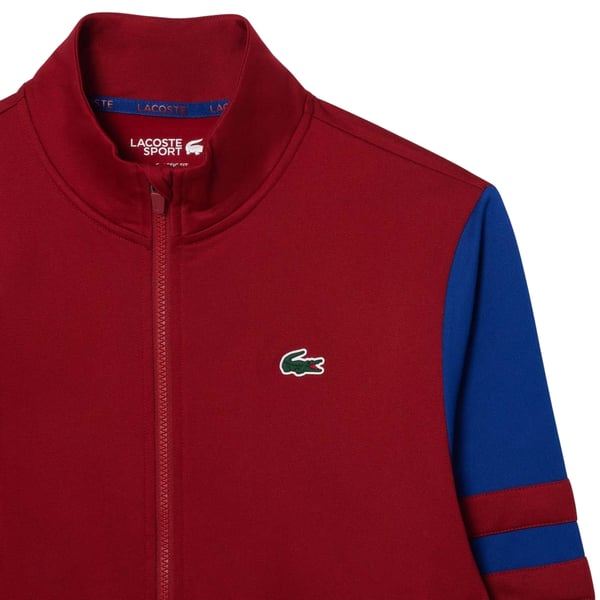 Lacoste Herr Zip Interlock Stretch Träningsjacka