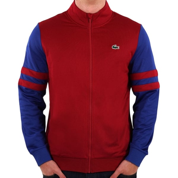 Lacoste Herr Zip Interlock Stretch Träningsjacka