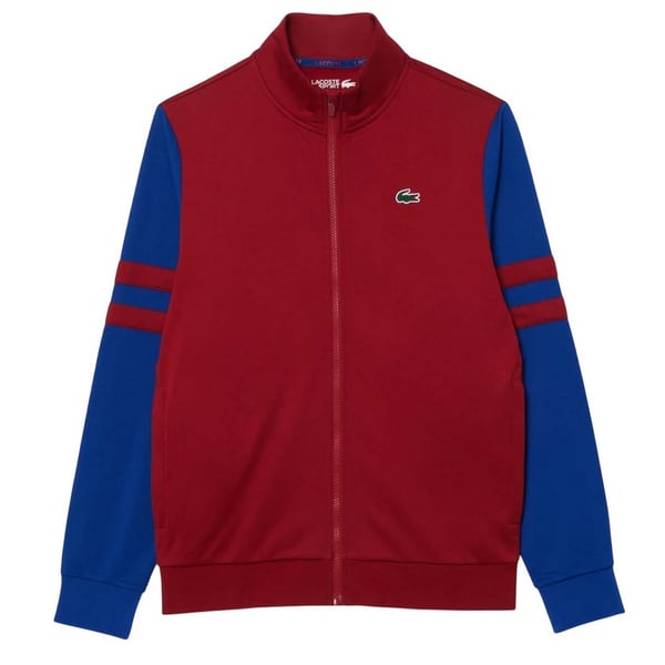 Lacoste Mens Zip Interlock Stretch Track Jacket