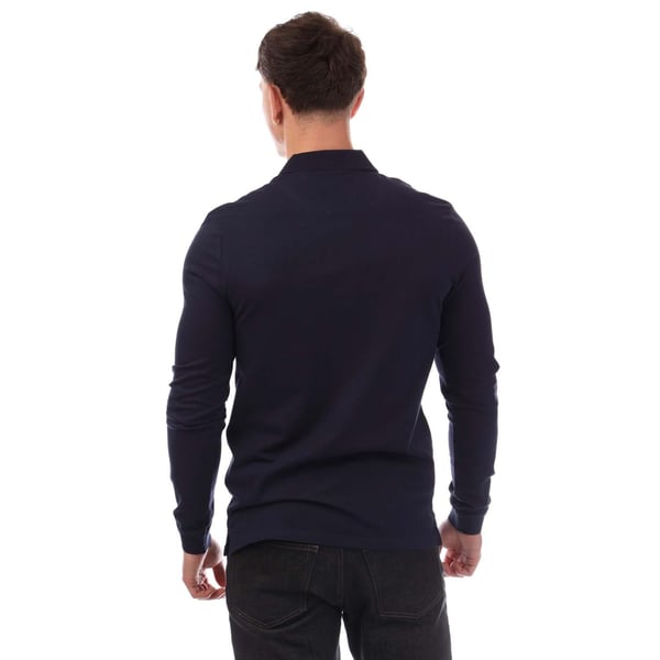 Lyle & Scott Mens Co-Ordinate Print Long-Sleeved Polo Shirt