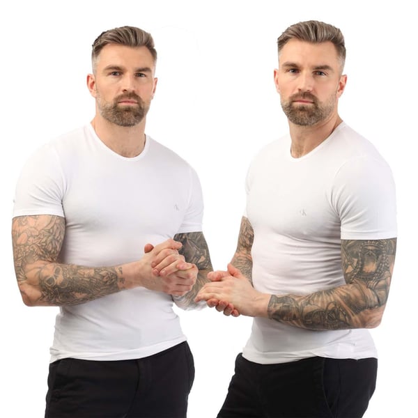 Calvin Klein Herr Essential Crew Neck T-shirt (2-pack)