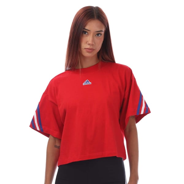 Adidas Womens/Ladies Future Icons 3 Stripes T-Shirt