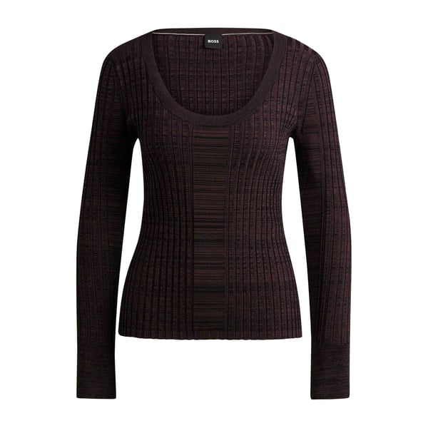 Boss Womens/Ladies Firama Scoop Neck Sweater Top
