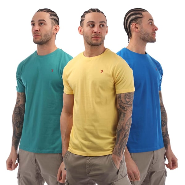 Farah Mens Jeston T-Shirt (Pack of 3) Farah Mens Jeston T-Shirt (Pack of 3)