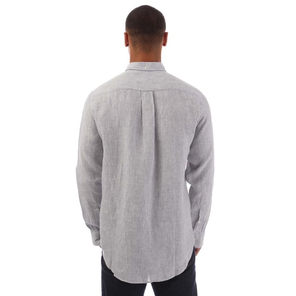 Gant Mens Striped Linen Regular Shirt