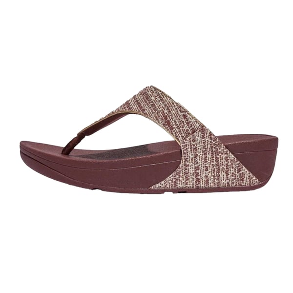 Fit Flop Womens/Ladies Lulu Shimmer Weave Toe Post Sandals