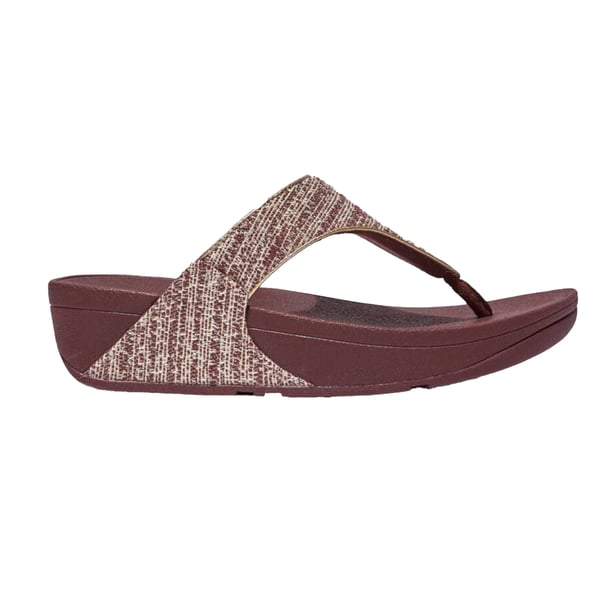 Fit Flop Womens/Ladies Lulu Shimmer Weave Toe Post Sandals