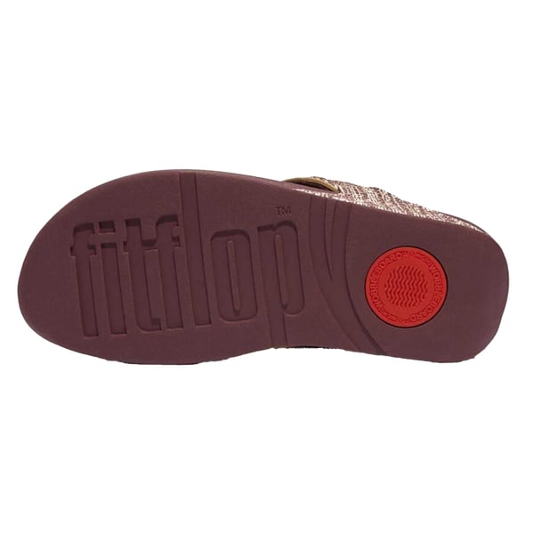 Fit Flop Womens/Ladies Lulu Shimmer Weave Toe Post Sandals