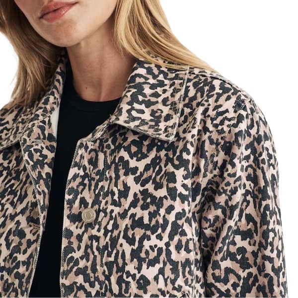 Nobody´s Child Womens/Ladies Frankie Leopard Print Denim Jacket