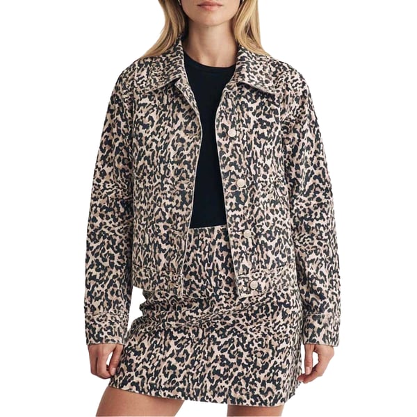 Nobody´s Child Womens/Ladies Frankie Leopard Print Denim Jacket