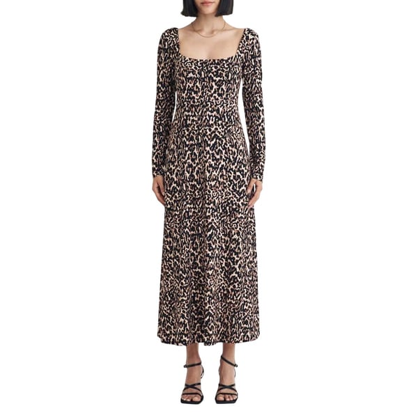 Nobody´s Child Womens/Ladies Aidie Leopard Print Midi Dress