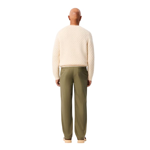 Lacoste Herr Chinos i Bomullstwill, Rak Modell