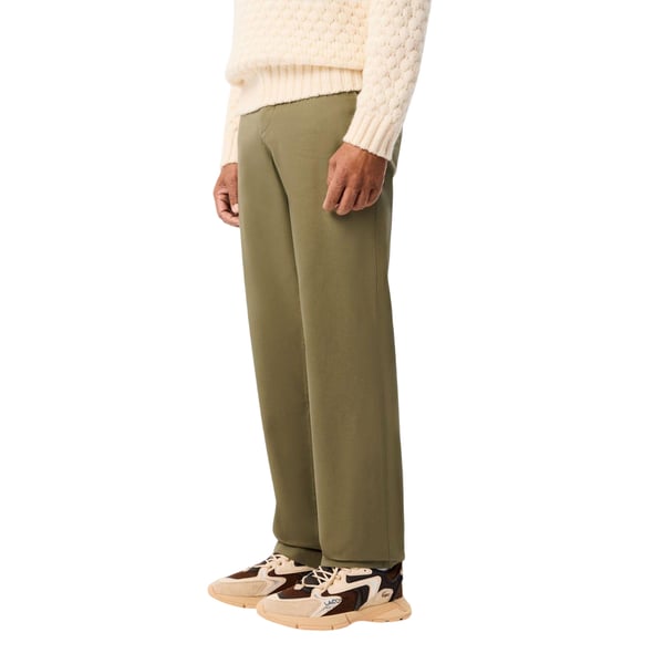Lacoste Mens Cotton Twill Straight Chinos