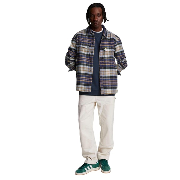 Lyle & Scott Mens Checked Flannel Overshirt