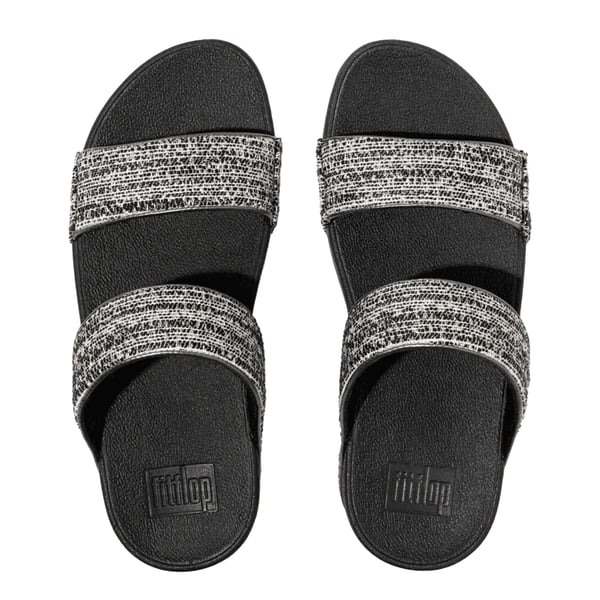 Fit Flop Womens/Ladies Lulu Shimmer Weave Sliders