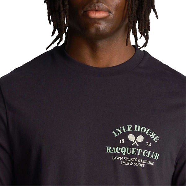 Lyle & Scott Mens Racquet Club Graphic T-Shirt