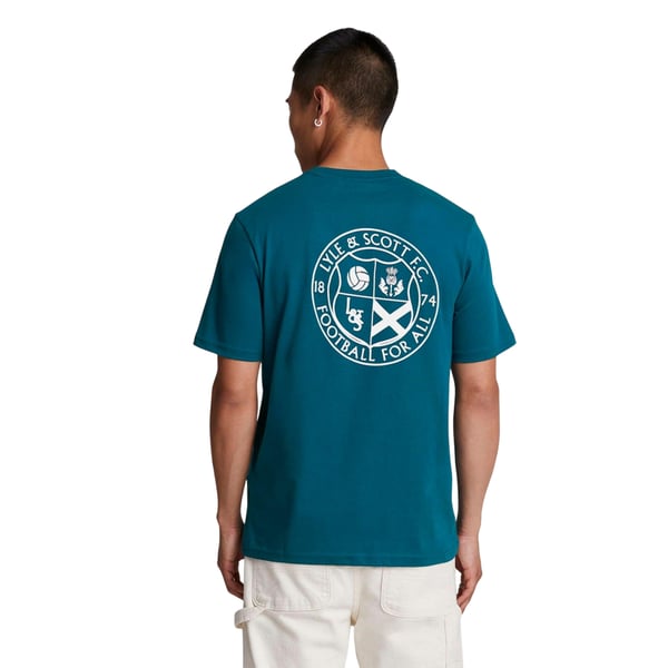 Lyle & Scott Mens Football For All Graphic T-Shirt