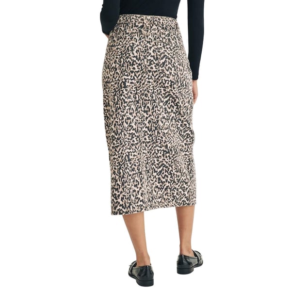 Nobody´s Child Womens/Ladies Column Leopard Print Denim Midi Skirt