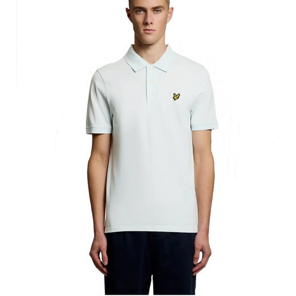 Lyle & Scott Herr Micro Argyle Pikétröja