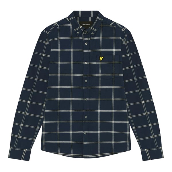 Lyle & Scott Mens Windowpane Check Shirt