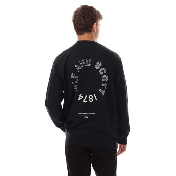 Lyle & Scott Mens Tartan Heritage Graphic Sweatshirt