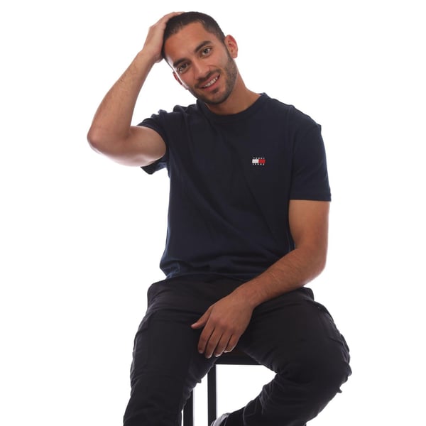 Tommy Jeans Mens Tonal Badge T-Shirt