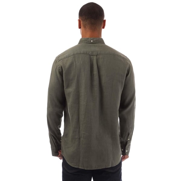 Gant Mens Linen Garment Dyed Regular Shirt