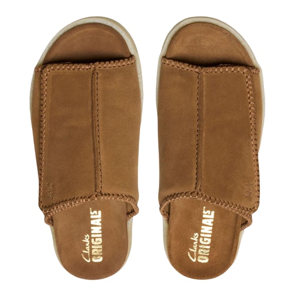 Clarks Originals Mens Overleigh Suede Sliders