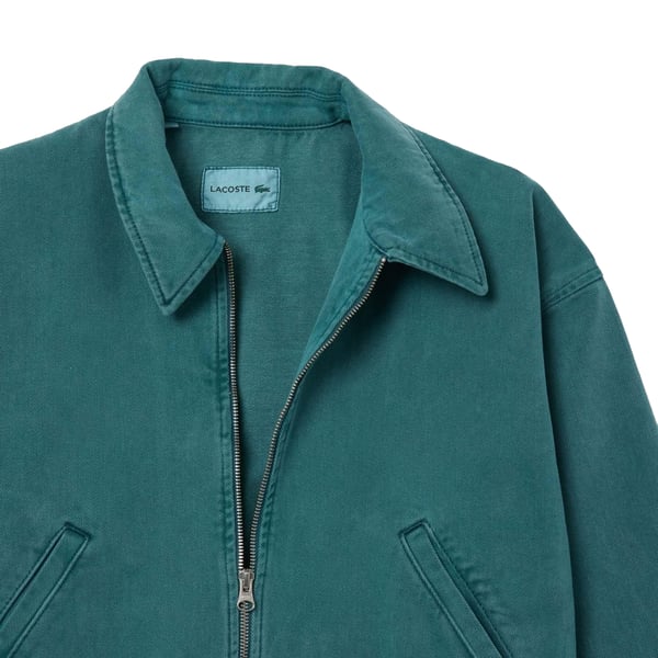 Lacoste Womens/Ladies Natural Dyed Denim Relaxed Fit Jacket