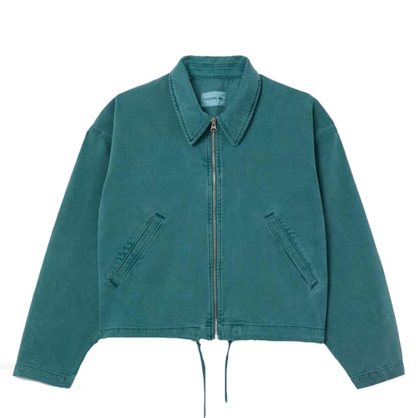 Lacoste Dam/Dam Naturfärgad Denim Avslappnad Jacka