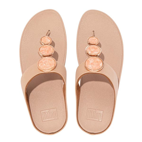 Fit Flop Womens/Ladies Halo Shimmer Toe Post Sandals