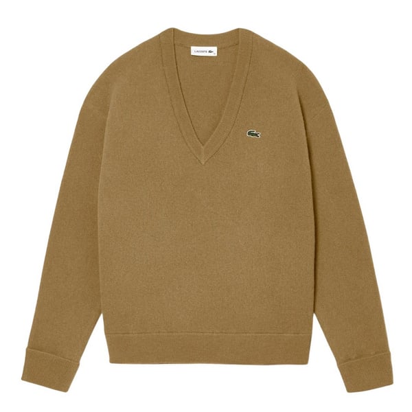 Lacoste Womens/Ladies Carded Moss Stitch Relaxed Fit Jumper