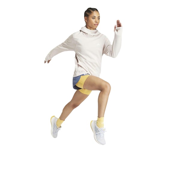 Adidas Womens/Ladies Own The Run 3 Stripes 2 in 1 Shorts