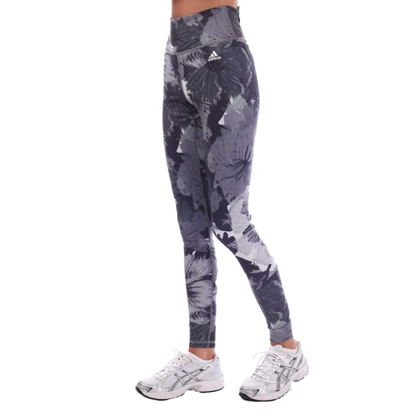 Adidas Womens/Ladies Essentials Floral High Waist Training Leggings