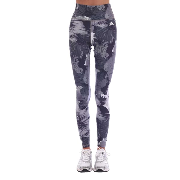 Adidas Womens/Ladies Essentials Floral High Waist Training Leggings