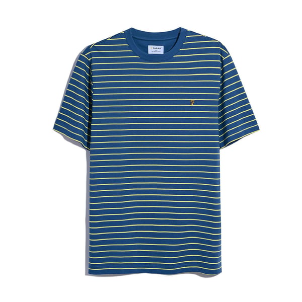 Farah Mens Oakland Raidallinen T-paita