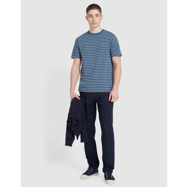 Farah Mens Oakland Raidallinen T-paita