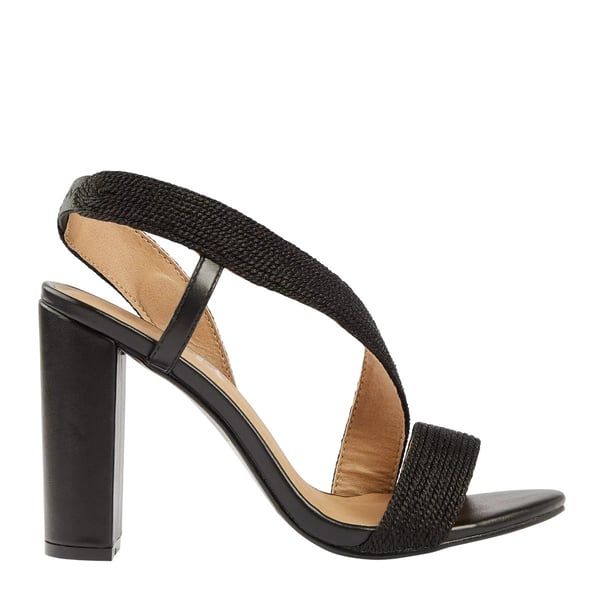 Where's That From Sandaler med korsade remmar och blockklack för damer