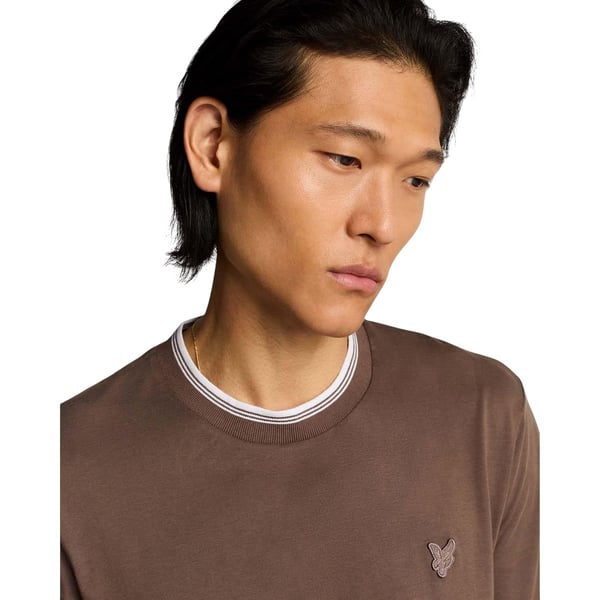 Lyle & Scott Miesten Superfine Tipped -puuvillapaita