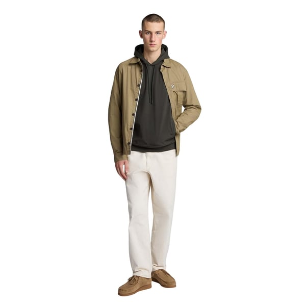 Lyle & Scott Mens Hybrid Softshell Pull Over Hoodie