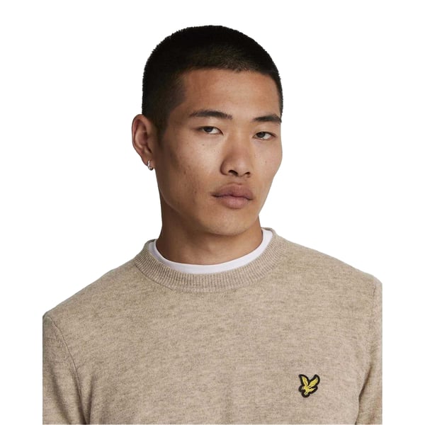 Lyle & Scott Mens Lambswool Round Neck Jumper