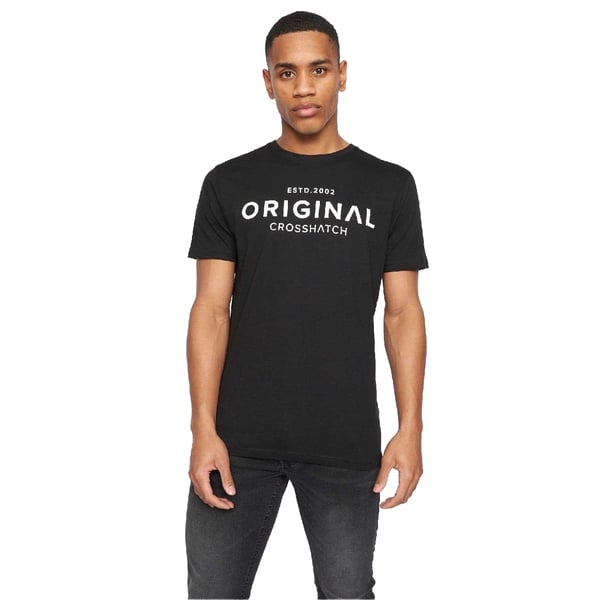 Crosshatch Herr Wester Tryckt T-shirt (5-pack)