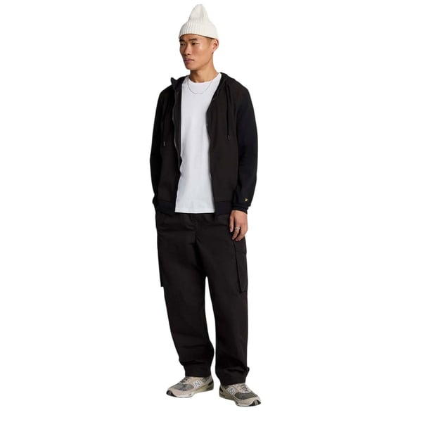 Lyle & Scott Mens Hybrid Softshell Full Zip Hoodie