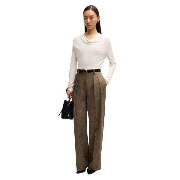 Boss Womens/Ladies Eseyana Stretch Long-Sleeved T-Shirt